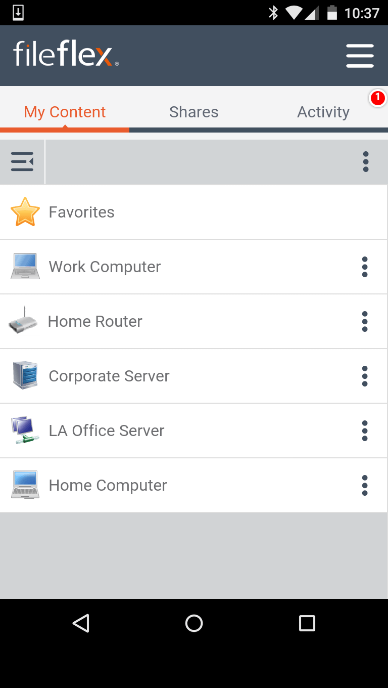 People need to get their files from all devices
