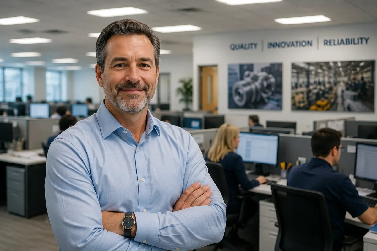 Business leader in a modern office — secure access without disrupting engineering workflows