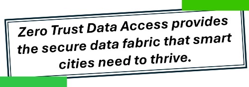 Zero Trust Data Access provides the secure data fabric that smart cities need to thrive.